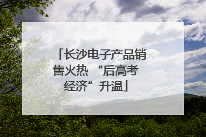 长沙电子产品销售火热 “后高考经济”升温
