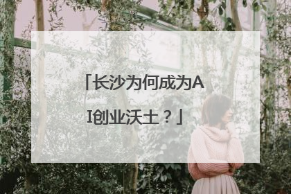 长沙为何成为AI创业沃土？