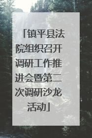 镇平县法院组织召开调研工作推进会暨第二次调研沙龙活动