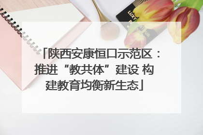 陕西安康恒口示范区：推进“教共体”建设 构建教育均衡新生态
