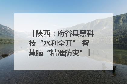 陕西：府谷县黑科技“水利全开” 智慧脑“精准防灾”