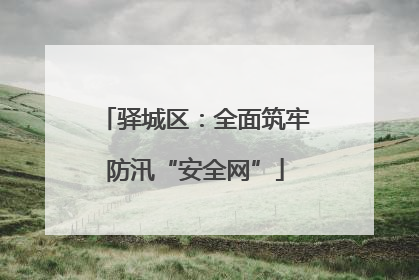 驿城区：全面筑牢防汛“安全网”