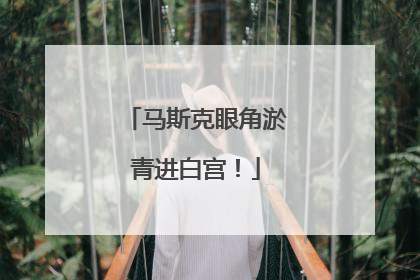 马斯克眼角淤青进白宫！