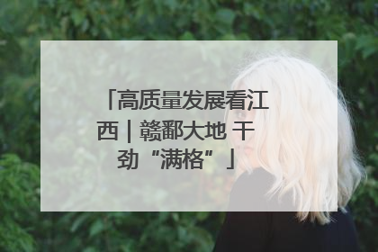 高质量发展看江西｜赣鄱大地 干劲“满格”