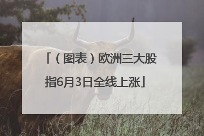 （图表）欧洲三大股指6月3日全线上涨