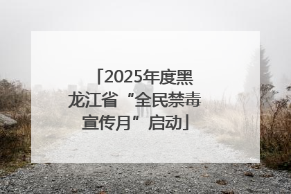 2025年度黑龙江省“全民禁毒宣传月”启动
