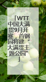 WTT中国大满贯9月开赛，首钢园将建“大满贯主题公园”